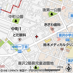 埼玉県戸田市中町1丁目17-7周辺の地図