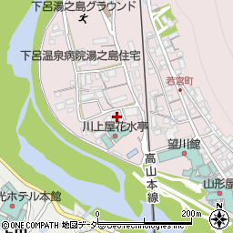 岐阜県下呂市湯之島31周辺の地図
