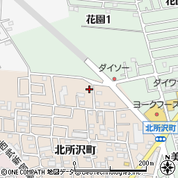埼玉県所沢市北所沢町2062-12周辺の地図
