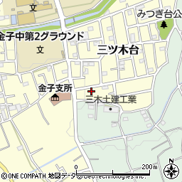 埼玉県入間市三ツ木台176周辺の地図