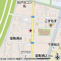 カラオケ クラブダム CLUB DAM 松戸栄店周辺の地図