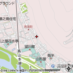 岐阜県下呂市湯之島297周辺の地図
