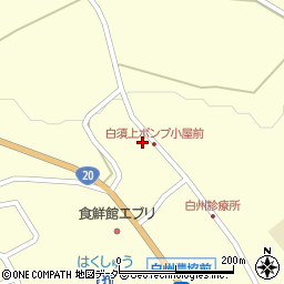 山梨県北杜市白州町白須1579周辺の地図