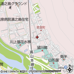 岐阜県下呂市湯之島219周辺の地図