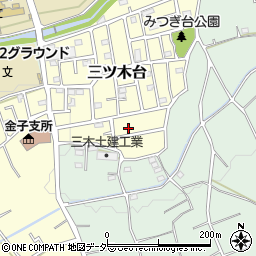 埼玉県入間市三ツ木台185周辺の地図