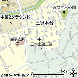 埼玉県入間市三ツ木台178周辺の地図