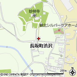 山梨県北杜市長坂町渋沢884周辺の地図