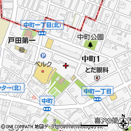 埼玉県戸田市中町1丁目14-47周辺の地図