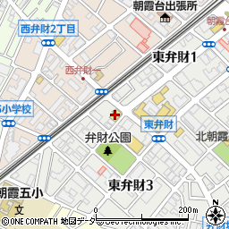 ＡＯＫＩ朝霞台店周辺の地図