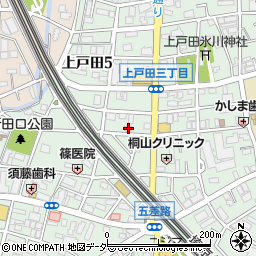 埼玉県戸田市上戸田5丁目12-6周辺の地図