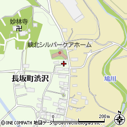 山梨県北杜市長坂町渋沢910周辺の地図
