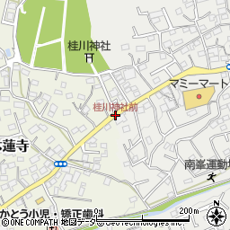 桂川神社前周辺の地図