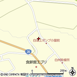 山梨県北杜市白州町白須1574-4周辺の地図