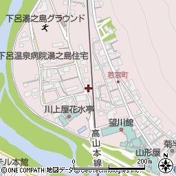 岐阜県下呂市湯之島171周辺の地図
