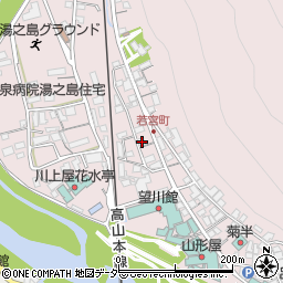 岐阜県下呂市湯之島167周辺の地図