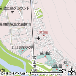 岐阜県下呂市湯之島169周辺の地図