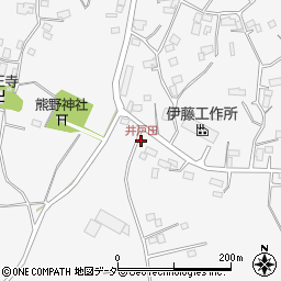 井戸田周辺の地図