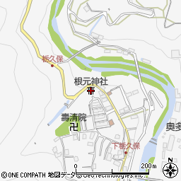根元神社周辺の地図