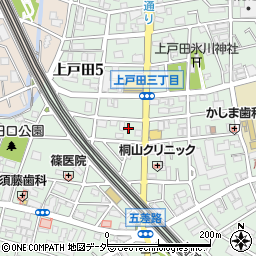 埼玉県戸田市上戸田5丁目12-11周辺の地図