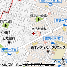 埼玉県戸田市中町1丁目17-16周辺の地図