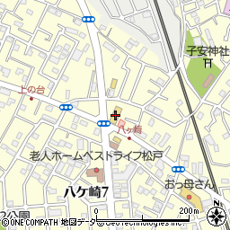 ビッグ・エー松戸八ヶ崎店周辺の地図