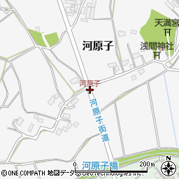 河原子周辺の地図