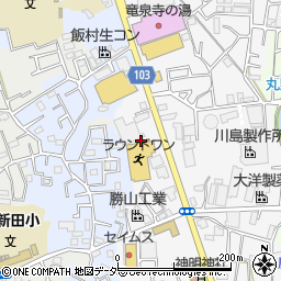 道とん堀 草加店周辺の地図