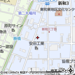 埼玉県三郷市新和3丁目356周辺の地図