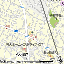 ビッグ・エー松戸八ケ崎店周辺の地図