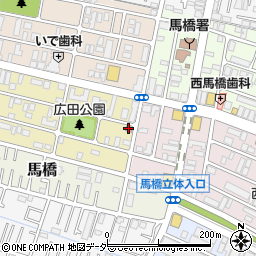 松戸馬橋西郵便局周辺の地図