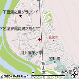 岐阜県下呂市湯之島158周辺の地図