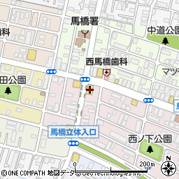 くすりの福太郎馬橋店周辺の地図