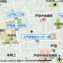 埼玉県戸田市上戸田2丁目43-4周辺の地図