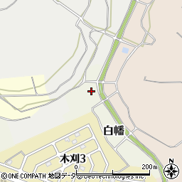 千葉県印西市白幡周辺の地図