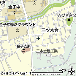 埼玉県入間市三ツ木台99周辺の地図