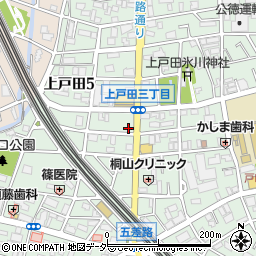 埼玉県戸田市上戸田5丁目11-3周辺の地図