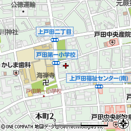 埼玉県戸田市上戸田2丁目42-14周辺の地図