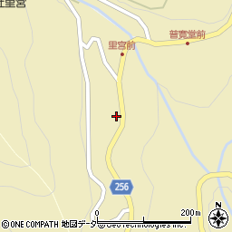 長野県木曽郡王滝村東周辺の地図