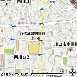 川口仁志郵便局周辺の地図
