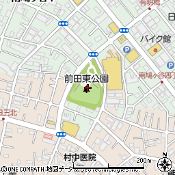 前田東公園周辺の地図