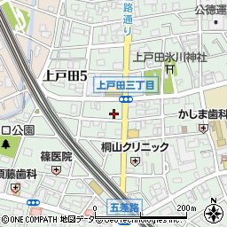 埼玉県戸田市上戸田5丁目11-4周辺の地図