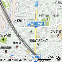 埼玉県戸田市上戸田5丁目11-5周辺の地図