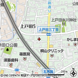 埼玉県戸田市上戸田5丁目11-6周辺の地図