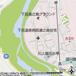 岐阜県下呂市湯之島133周辺の地図