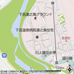 岐阜県下呂市湯之島131周辺の地図