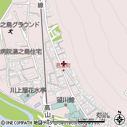 岐阜県下呂市湯之島224周辺の地図