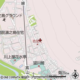岐阜県下呂市湯之島299周辺の地図