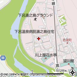 岐阜県下呂市湯之島130周辺の地図