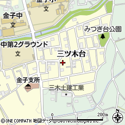 埼玉県入間市三ツ木台124周辺の地図