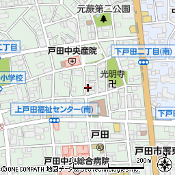 埼玉県戸田市上戸田2丁目20-9周辺の地図